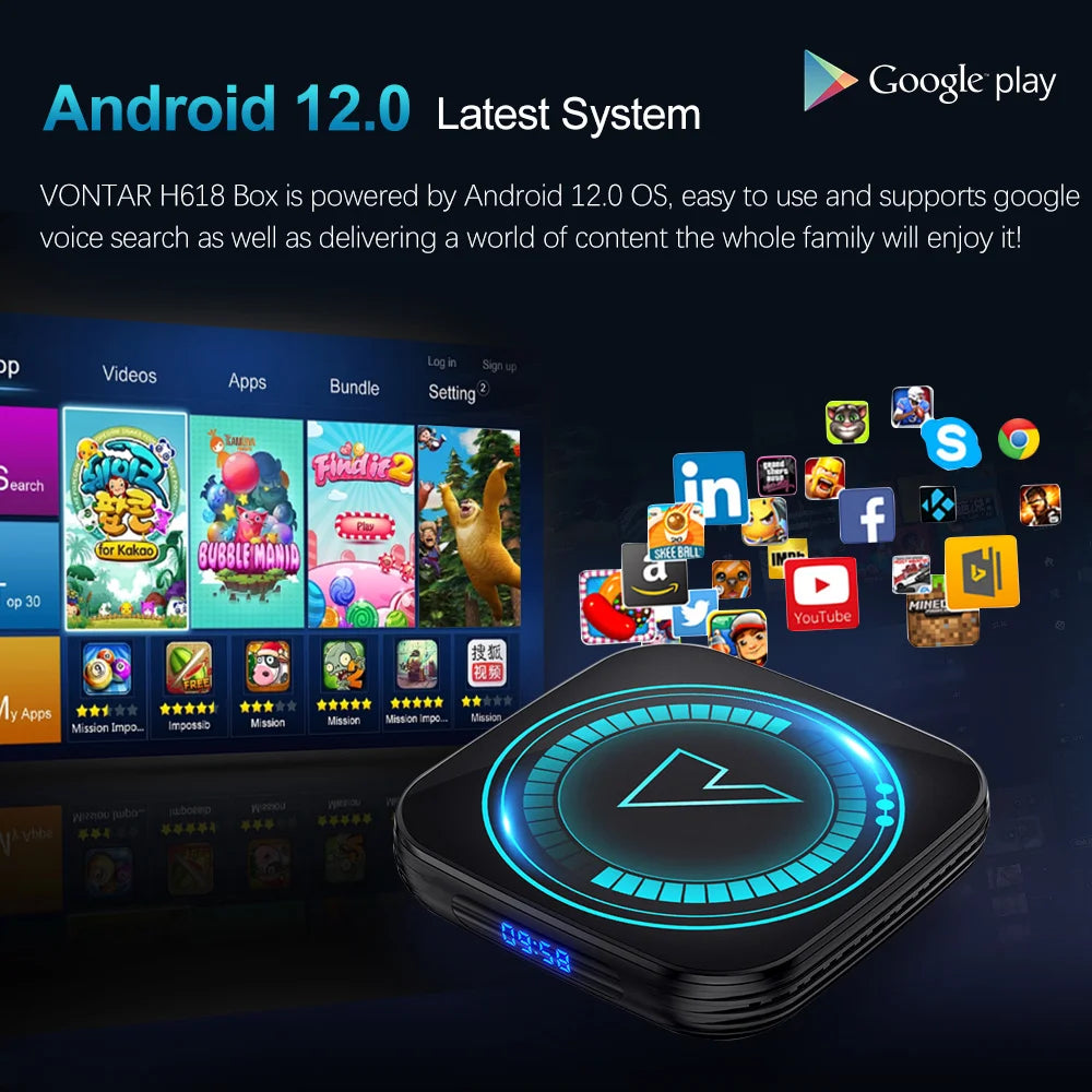 Smart TV Box Android 12